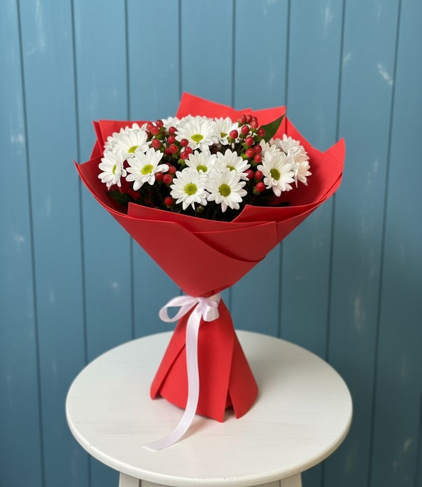 Букет цветов из: Хризантемы в Терезе