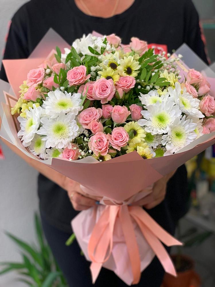 Букет цветов из: Розы и Хризантемы в Терезе