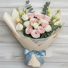 Букет цветов из:  Лизиантусы #REPLACE_PRED# Терезе