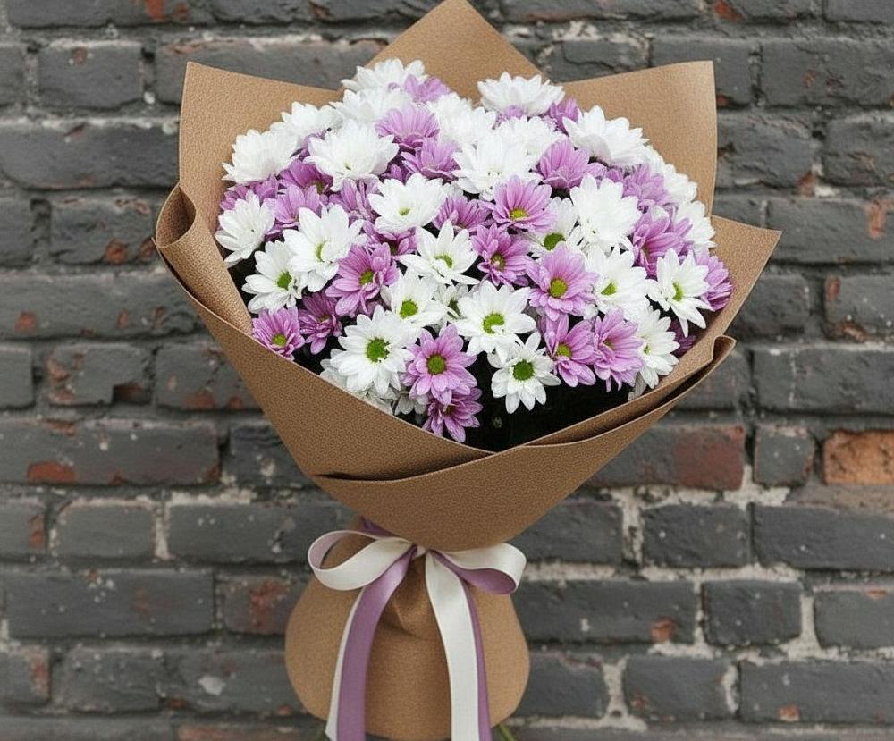 Букет цветов из: Хризантемы в Терезе