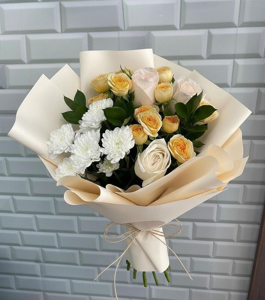 Букет цветов из: Розы и Хризантемы в Терезе