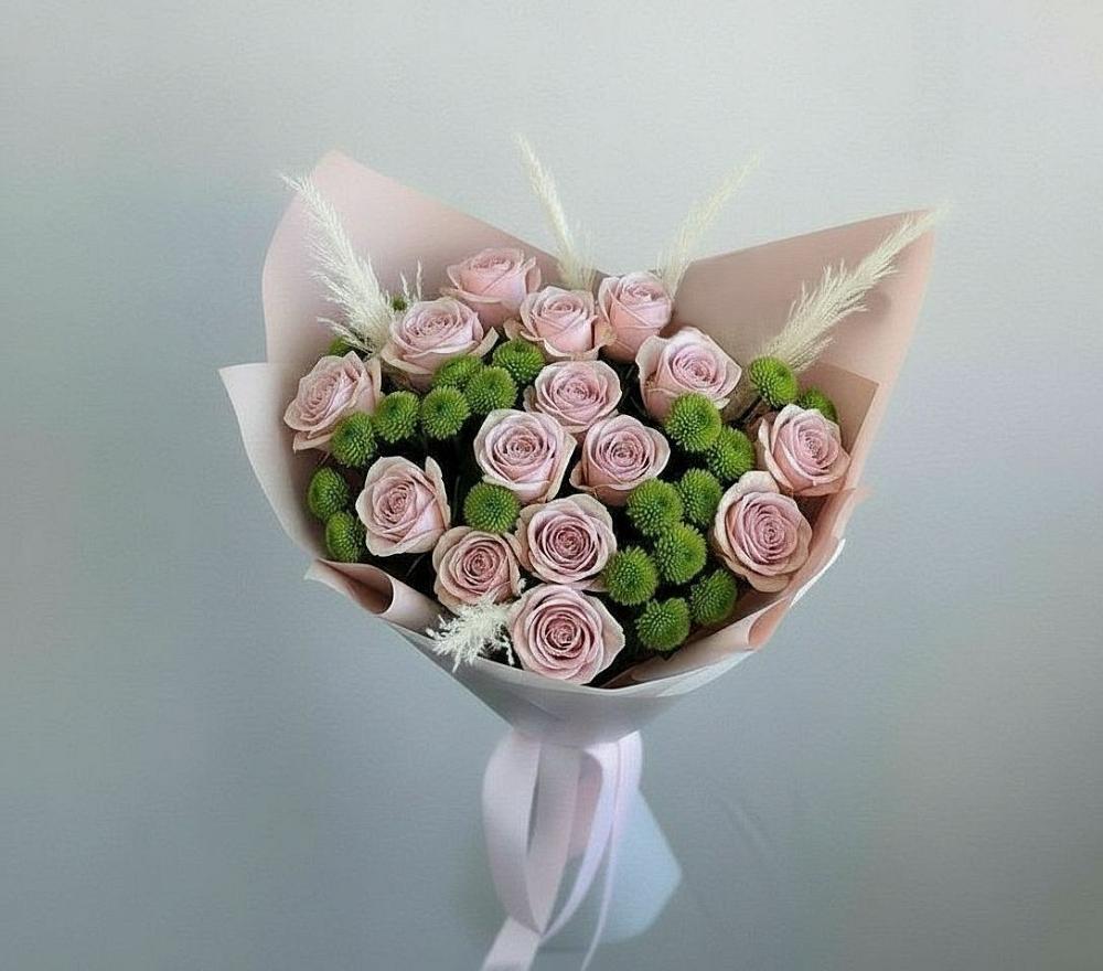 Букет цветов из: Розы и Хризантемы в Терезе