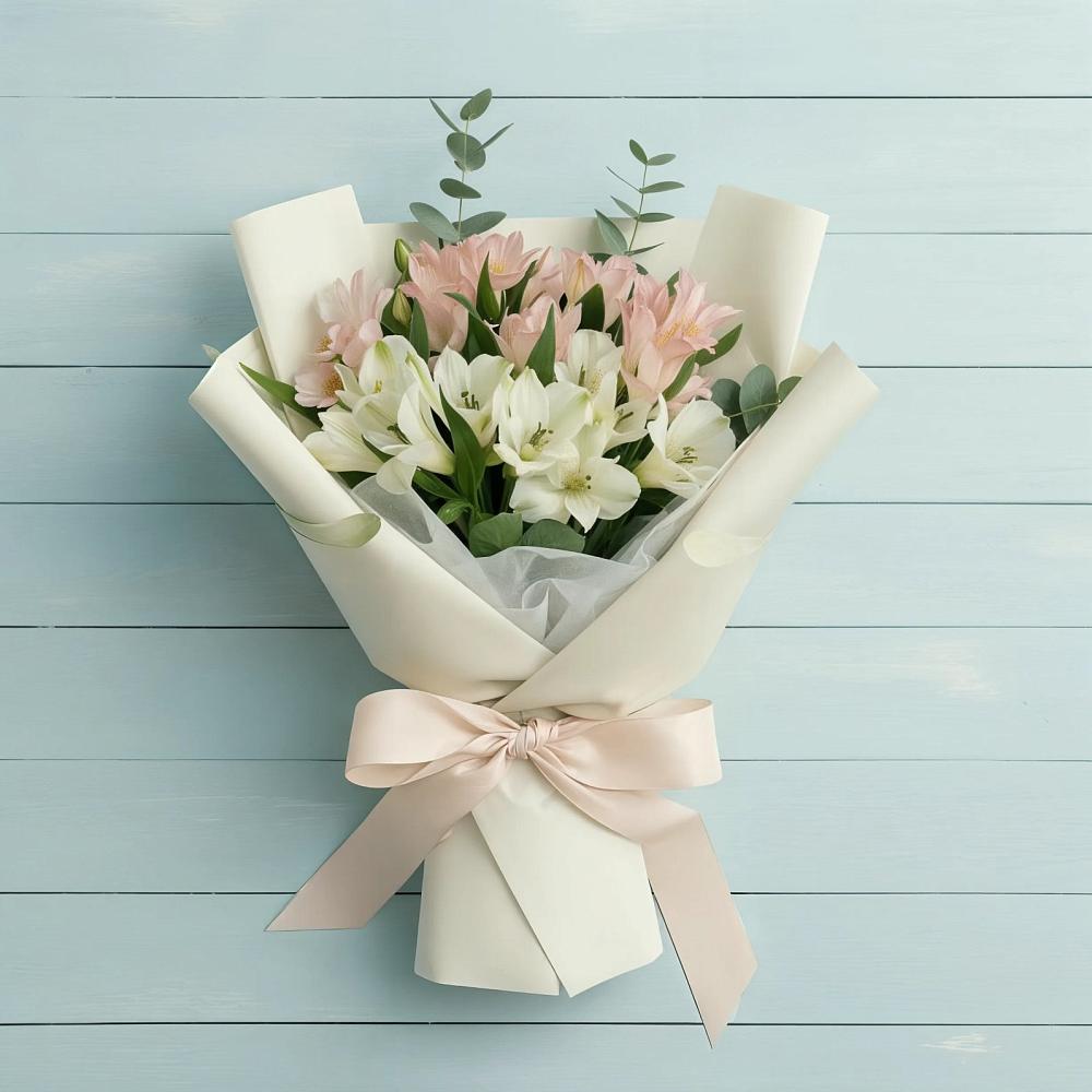 Букет цветов из: Альстромерии в Терезе