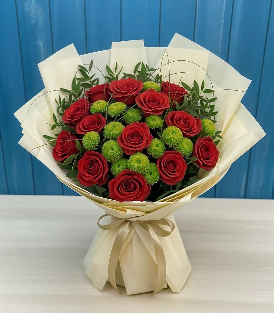 Букет цветов из: Розы и Хризантемы в Терезе